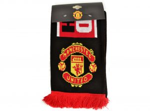 Man Utd Pride Of The North Jacquard Knit Scarf