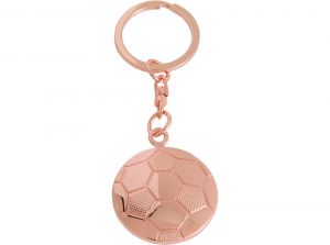 Man UTD Rose Gold Football Keyring