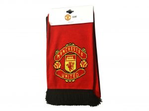 Man Utd Second Half Jacquard Knit Scarf