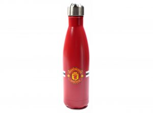 Man UTD Stripe Chill Bottle Red 500ml