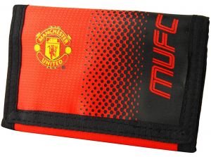 Man Utd Wallet Fade Design Black Trim