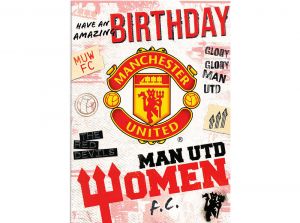 Man UTD Women Birthday Card