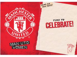 Man UTD Women Birthday Card