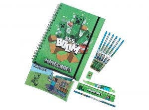 Minecraft Classic A4 Bumper Stationery Set