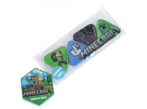 Minecraft Eraser Set