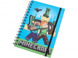 Minecraft Wiro Alex and Steeve Bound A5 Notebook