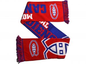 Montreal Canadiens 2020 Word Mark Big Logo NHL Scarf Red Blue White