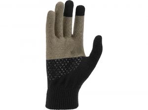 Nike Swoosh Knit Grip Gloves 2 0 Graphic Black Khaki Coconut Milk
