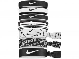 Nike Mixed Hairbands 9 Pack Black White