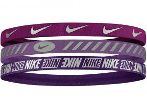 Nike Mixed Width Hairbands 3 Pack Purple