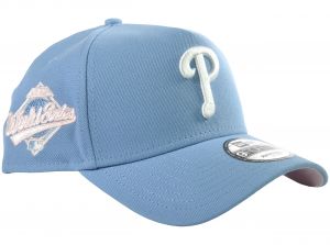 New Era Philadelphia Phillies MLB 9FORTY Snapback Cap Sky Blue Pink