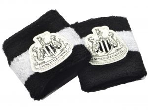Newcastle Cotton Wristbands Black White