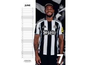 Newcastle United 2026 A3 Wall Calendar
