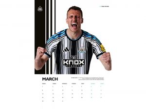 Newcastle United 2027 A3 Wall Calendar