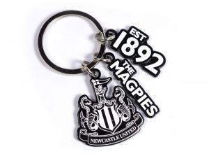 Newcastle United Charm Keyring