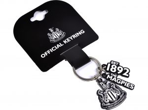 Newcastle United Charm Keyring