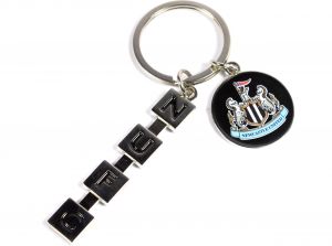 Newcastle United Crest and Letter Keyring