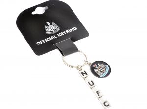 Newcastle United Crest and Letter Keyring