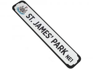 Newcastle United Deluxe Metal MDF Stadium Signs 60cm x 12cm x 0 9cm