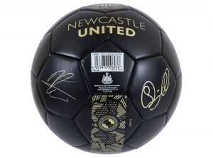 Newcastle United Phantom Black Gold Football Size 5