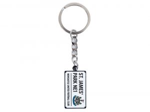 Newcastle United St James Park Street Sign Keyring