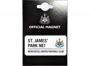 Newcastle United St James Park Street Sign Magnet