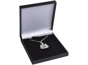Newcastle United Sterling Silver Pendant and Chain