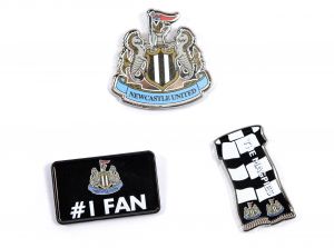 Newcastle United Three Badge Set