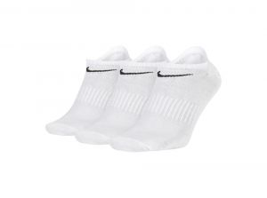 Nike 3 Pack No Show Socks White