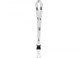 Nike Adults Unisex Detachable Lanyard White