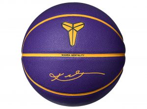 Nike All Court 8P K Bryant Size 7 Basket Ball Court Purple University Gold Black