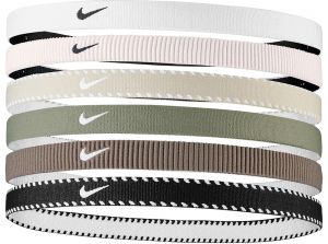 Nike Flex Classic Headbands 6 Pk White Light Army Black