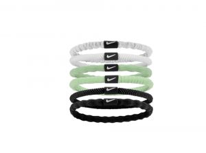 Nike Flex Hair Tie 6 Pack White Vapour Green White