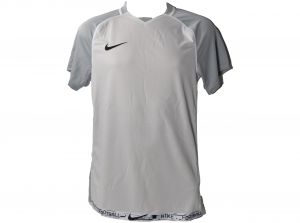 Nike Tiempo Football Shirt White Grey