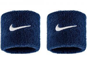 Nike Classic Swoosh Wristbands College Navy White