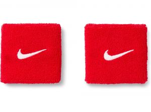 Nike Classic Swoosh Wristbands University Red White
