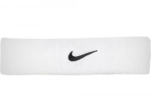 Nike Swoosh Classic Headband White Black