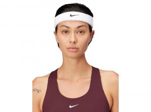Nike Swoosh Classic Headband White Black