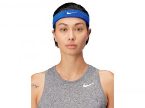 Nike Swoosh Classic Headband Game Royal Black