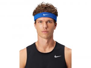 Nike Swoosh Classic Headband Game Royal Black