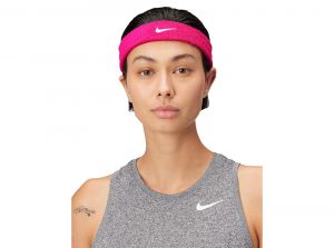 Nike Swoosh Classic Headband Vivid Pink White
