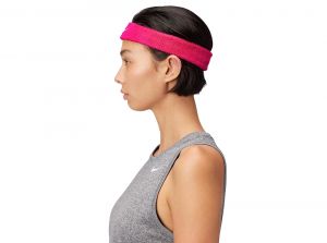 Nike Swoosh Classic Headband Vivid Pink White
