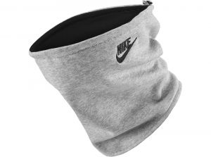Nike Neckwarmer Reversible Club Fleece Grey Heather Black White