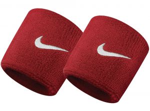 Nike Swoosh Wristbands Varsity Red / (White)
