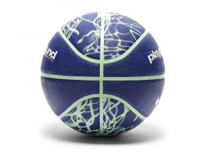 Nike Playground 8P Size 7 Basketball Deep Royal Blue Vapor Green White