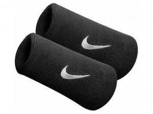 Nike Swoosh Double Wristbands Black