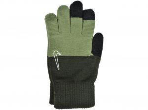 Nike Swoosh Knit Grip Gloves 2.0 Dark Green Black