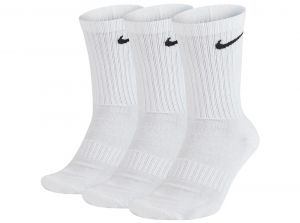 Nike Three Pack Everyday Cushion Socks White
