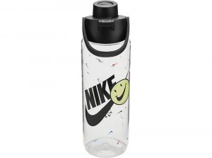 Nike TR Renew Recharge Chug Bottle 24 OZ Graphic Clear Black