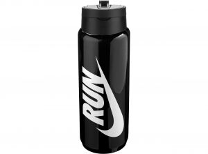 Nike TR Renew Recharge Straw Bottle 24 OZ Graphic Black Black White